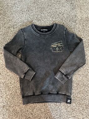 Rad Rascal Crewneck Sweatshirt with Truck Graphic - 5T
